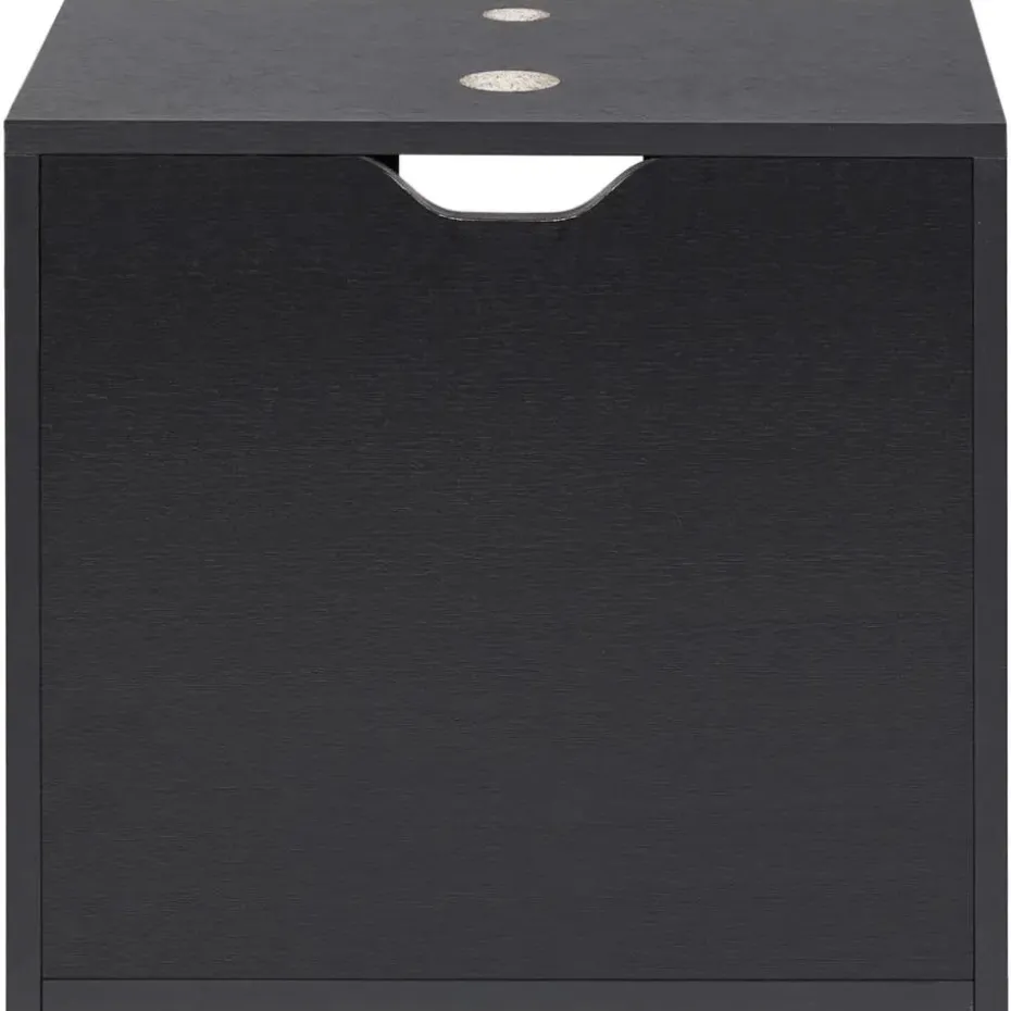 SUZANO - Badkamermeubel - Zwart - 44 x 40 cm - MDF