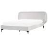 SUZETTE - Tweepersoonsbed - Lichtgrijs - 140 x 200 cm - Polyester