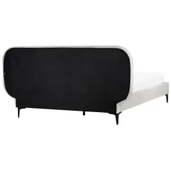 SUZETTE - Tweepersoonsbed - Lichtgrijs - 140 x 200 cm - Polyester