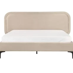 SUZETTE - Tweepersoonsbed - Beige - 140 x 200 cm - Polyester