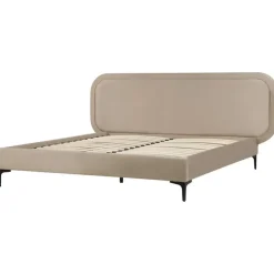 SUZETTE - Tweepersoonsbed - Beige - 140 x 200 cm - Polyester
