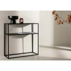 Svea - Antonia sidetable - 80 cm - zwart
