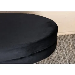 Svea - Axel hocker - velvet - zwart