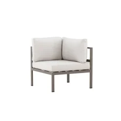 Svea - Diego bank module hoek - bruin/beige