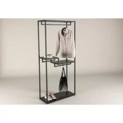 Svea - Ilaria kledingrek - 85 x 188 cm - zwart