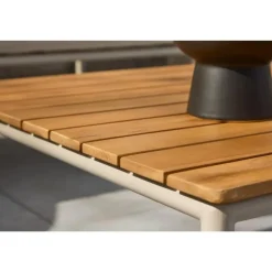 Svea - Jamal loungeset - hoekbank en tafel - beige/zand