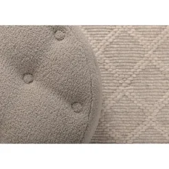 Svea - Juno hocker - teddy - grijs