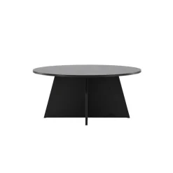 Svea - Marina ronde salontafel - ø 100 cm - zwart