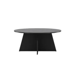 Svea - Marina ronde salontafel - ø 100 cm - zwart