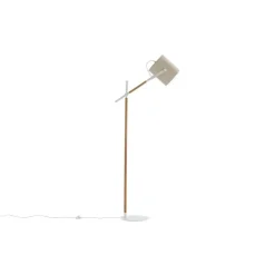 Svea - Nico vloerlamp - hout - wit