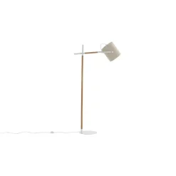 Svea - Nico vloerlamp - hout - wit