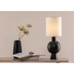 Svea - Niva ronde tafellamp - beige