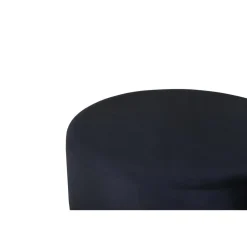 Svea - Nox poef - velvet - zwart/koper