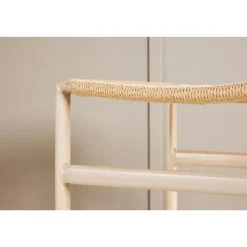Svea - Polsty barkruk 63 cm - rattan - beige