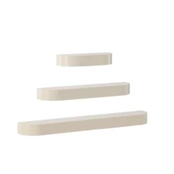 Svea - Rocco wanplanken - set van 3 - beige