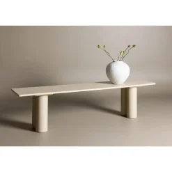 Svea - Rova eetkamerbank - 180 cm - whitewash