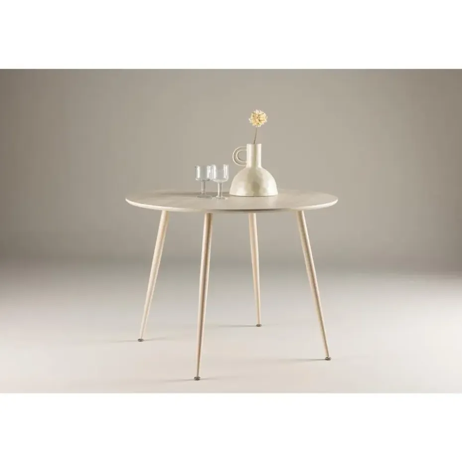 Svea - Sano ronde eettafel - ø100 cm - whitewash