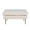 Svea - Tess hocker - velvet - beige