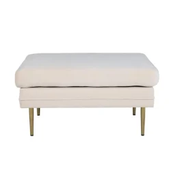 Svea - Tess hocker - velvet - beige