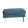 Svea - Tess hocker - velvet - blauw