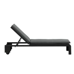 Svea - Yuri ligbed - wicker - grijs/naturel