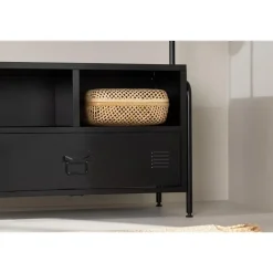 Svea - Zanda kledingrek - 175 x 100 cm - zwart