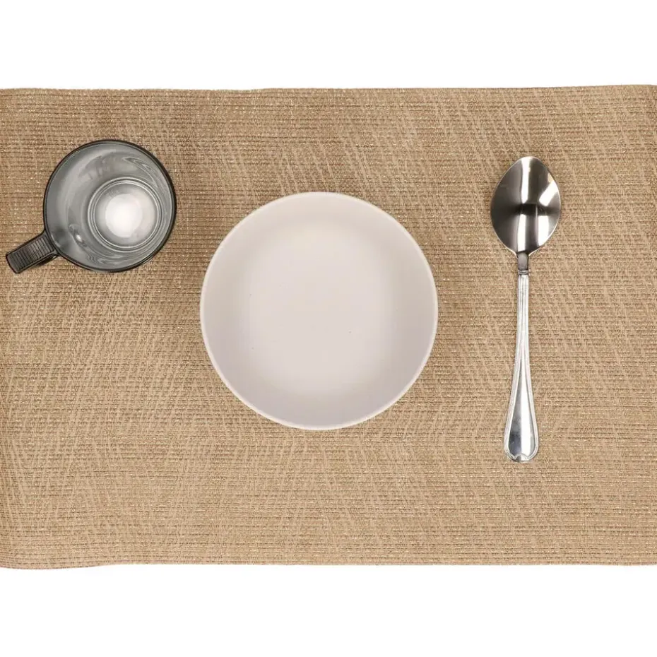 Svenska living Placemats - 6x stuks - polyester - 45 x 30 cm