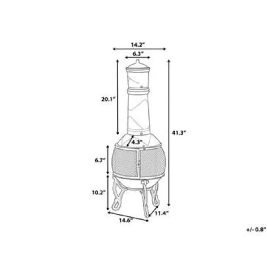 TACORA - Vuurkorf - Messing - Staal