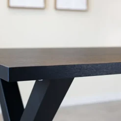 Tafelblad Lenzo zwart 190x100 cm - Melamine - Zwart