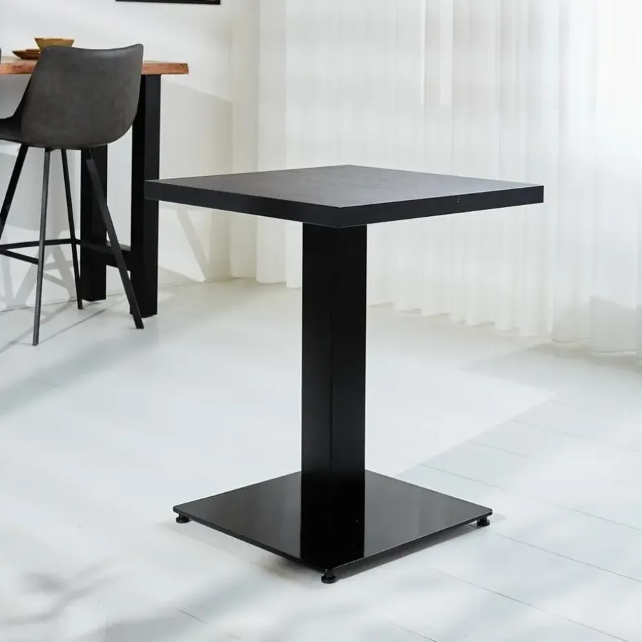 Tafelblad Robin zwart 60 x 60 x 3,8 cm