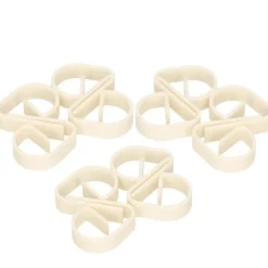 Tafelkleed - 12st - vastzet klemmen - wit - 5 cm