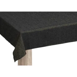 Tafelkleed Arianne - zwart/goudkleur - 140x260 cm