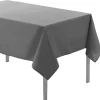 Tafelkleed donkergrijs - polyester - 140 x 200 cm - tafelkleden