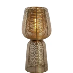 Tafellamp Aboso - Brons - Ø24cm