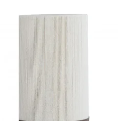 Tafellamp Dania - Crème/Bruin - Ø22.5x50cm