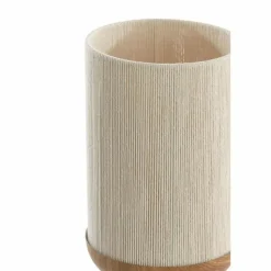 Tafellamp Dania - Crème/Naturel - Ø22.5x50cm