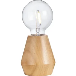 Tafellamp Dwayne LED - naturel - Ø10x12 cm