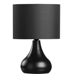 Tafellamp Gritt - zwart - Ø25 x 36 cm