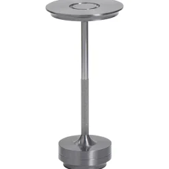 Tafellamp Lux gunmetal USB LED - 27,5x13x13 cm