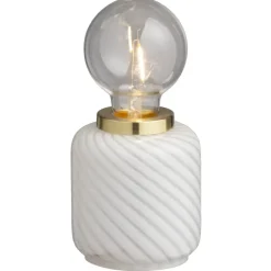 Tafellamp Malaga LED - wit - 20xØ10 cm