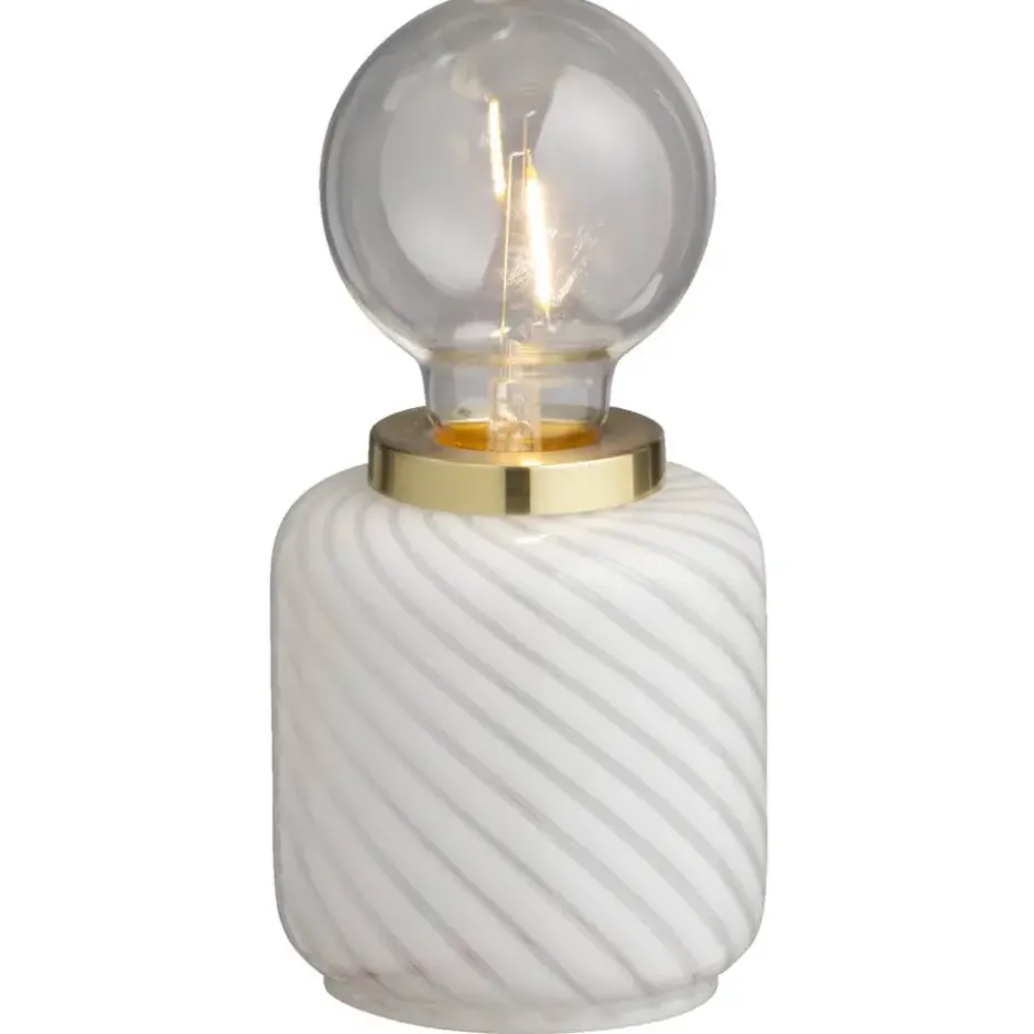 Tafellamp Malaga LED - wit - 20xØ10 cm