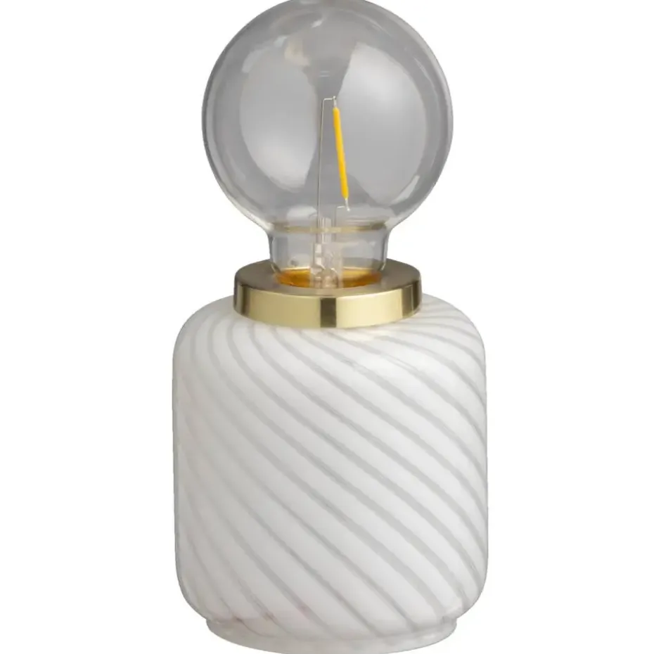 Tafellamp Malaga LED - wit - 20xØ10 cm