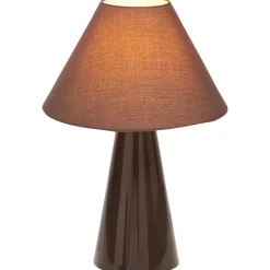 Tafellamp Meran bruin E27 - 45x32x32 cm