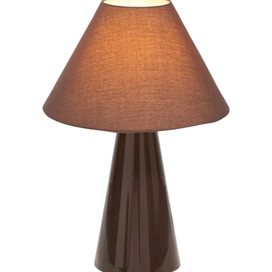 Tafellamp Meran bruin E27 - 45x32x32 cm