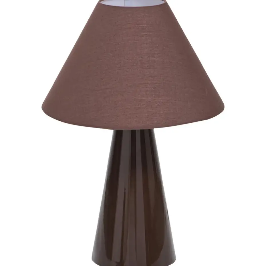 Tafellamp Meran bruin E27 - 45x32x32 cm