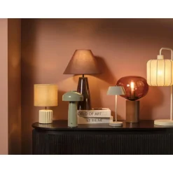 Tafellamp Meran bruin E27 - 45x32x32 cm