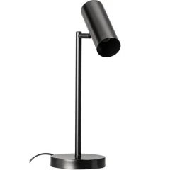 Tafellamp Napels - zwart - 19x14x40 cm