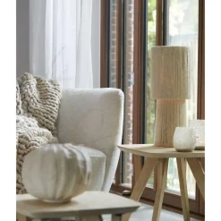 Tafellamp Pitino - Bruin - 21.5x21.5x54.5cm