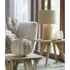 Tafellamp Pitino - Jute - Ø31,5cm