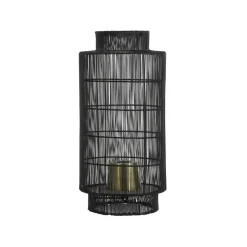 Tafellamp/Lantaarn GRUARO - Draad Zwart-Antiek-Brons